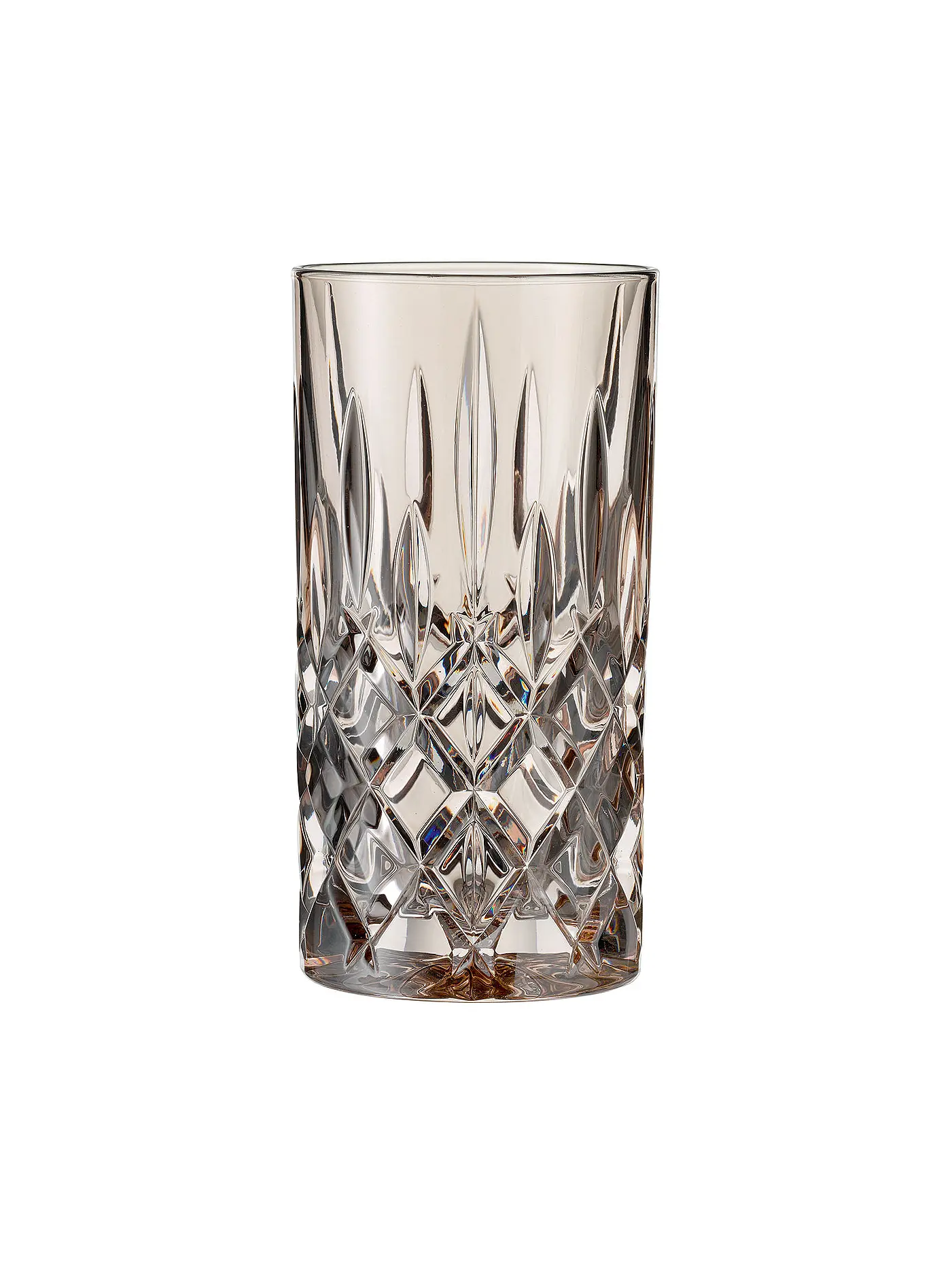 NACHTMANN | Longdrink Gläser 2er Set NOBLESSE FRESH COLORS Rose | hellgrau